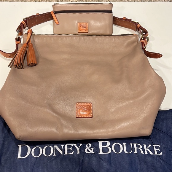 Dooney & Bourke Handbags - Bundle of Dooney & Bourke McKenzie Hobo with wallet. color: Taupe